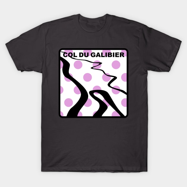 Col du Galibier - Queen of the Mountains (QOM) T-Shirt by NeddyBetty